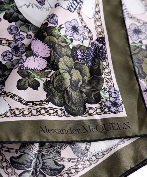 Floral-print silk scarf | Emporium