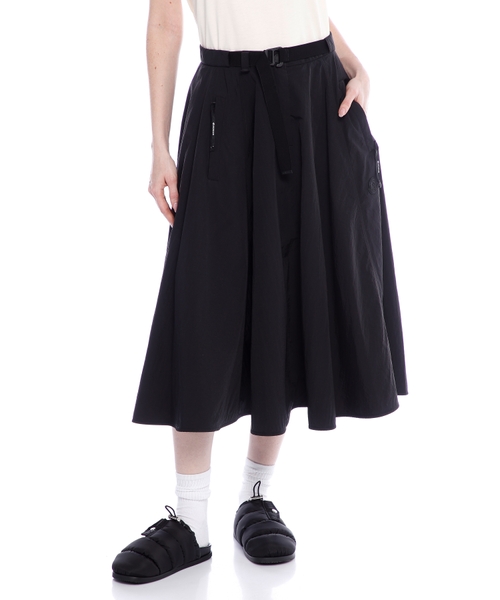 【送料&関税込】Moncler Flared Skirt Flared skirt with belt | Emporium