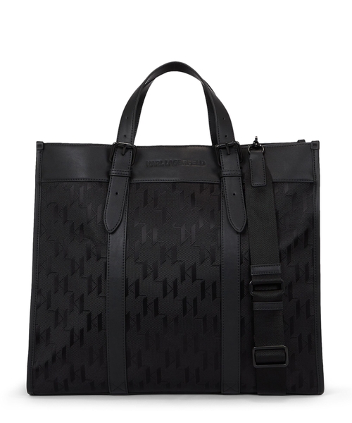 Monogram printed K/ETCH tote bag