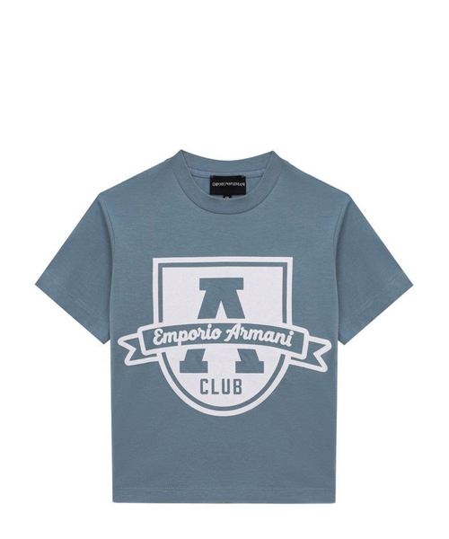 Loqo naxışlı pambıq T-shirt