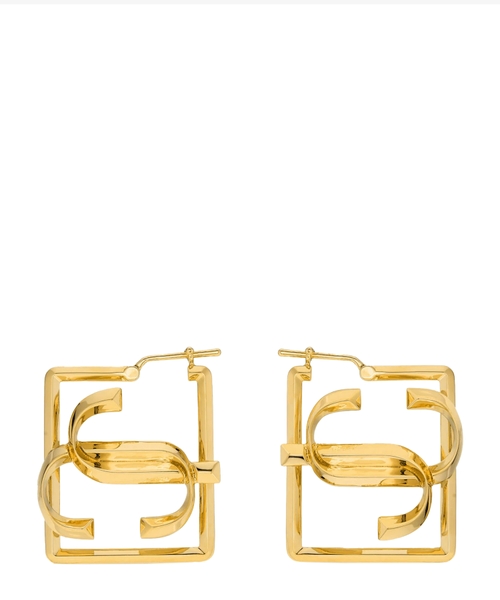 Kvadrat formalı JC halqa-sırğa