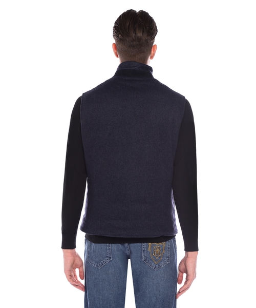 Reversible vest with button fastening | Emporium
