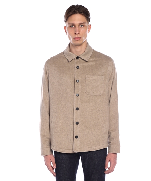 Кашемировая верхняя рубашка