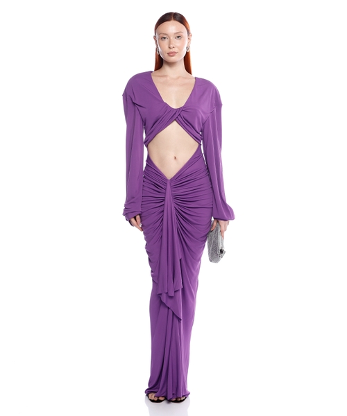 VIPセール！ Christopher Esber Seneca Swirl Gown Dress CHRISTOPHER ESBER Seneca Swirl convertible draped ribbed
