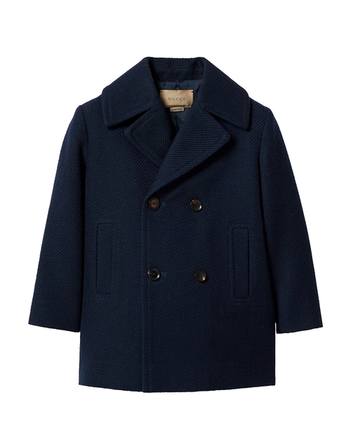 Long sleeve coat with button fastening