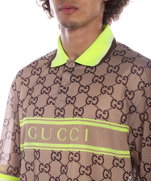 gucci polo monogram