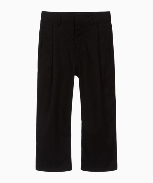 Logo embroidered straight-fit pants