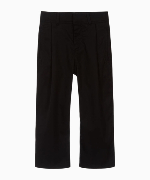 Logo embroidered straight-fit pants