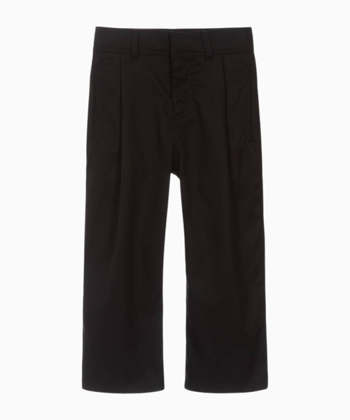 Logo embroidered straight-fit pants