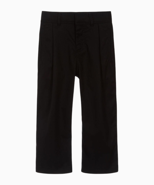 Logo embroidered straight-fit pants