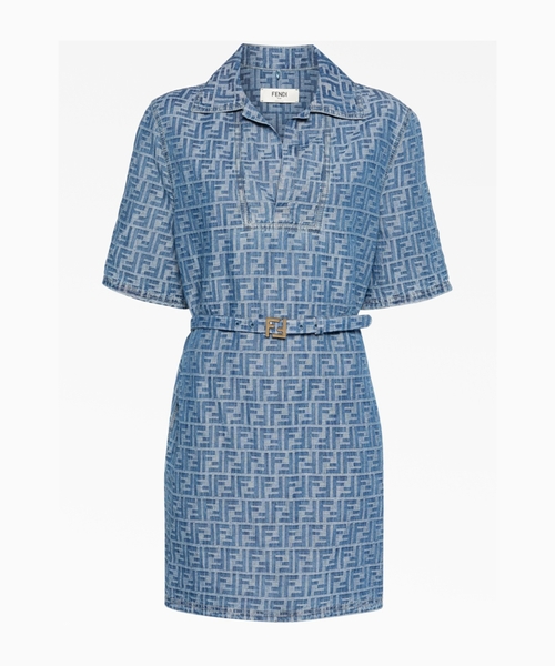 FF denim dress