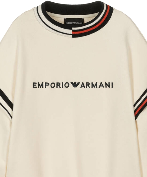 Logo embroidered cotton sweatshirt | Emporium