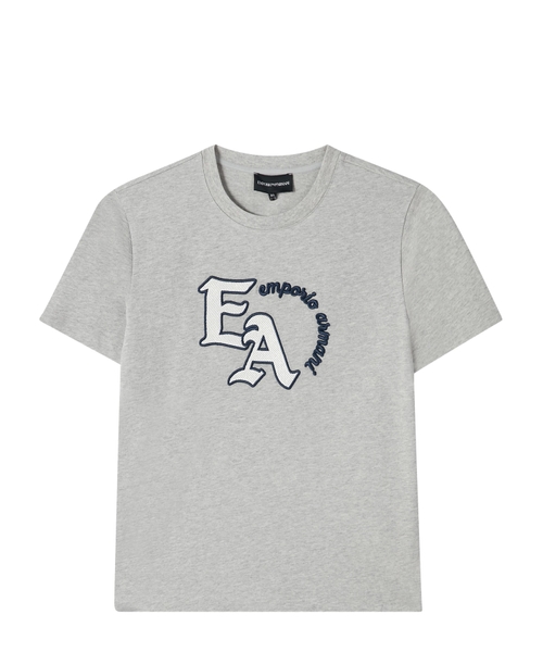 Logo embroidered cotton T-shirt