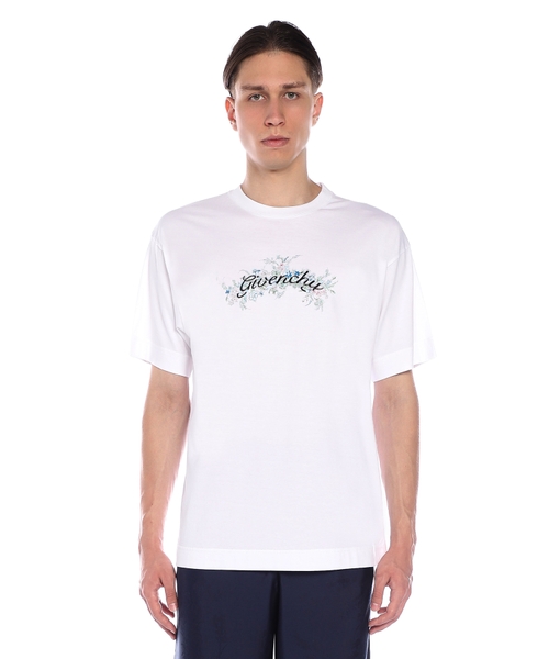 Loqo printli qısaqol T-shirt