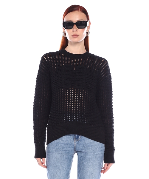 Knitted cemper with logo detail