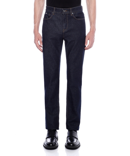 Loqolu denim şalvar