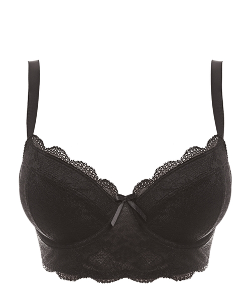 Freya Fancies bustier with lace trim