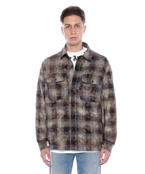 Plaid printed shirt