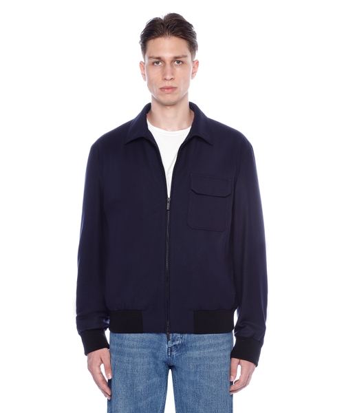 Blouson jacket with zip fastening | Emporium