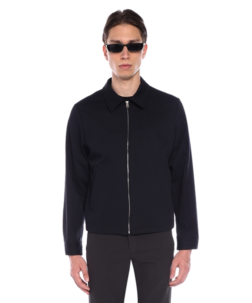 Jacket with classic collar