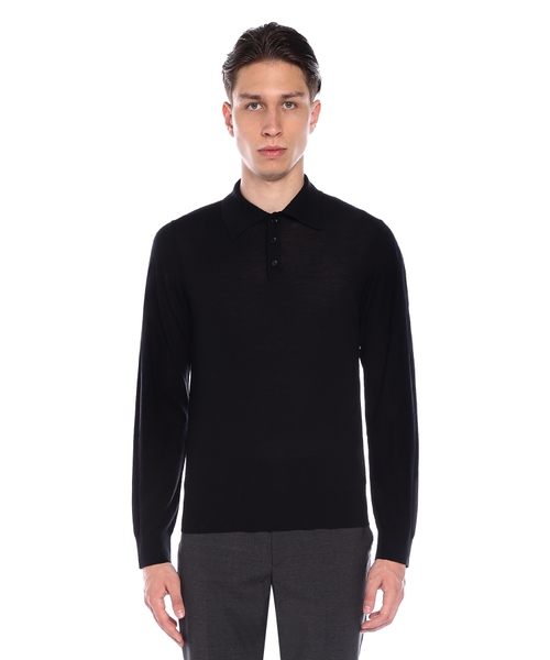 Uzunqol trikotaj polo