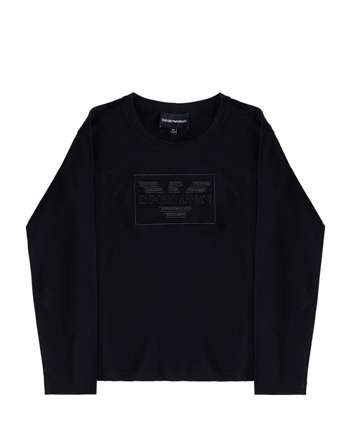 Logo embroidered long-sleeve T-shirt