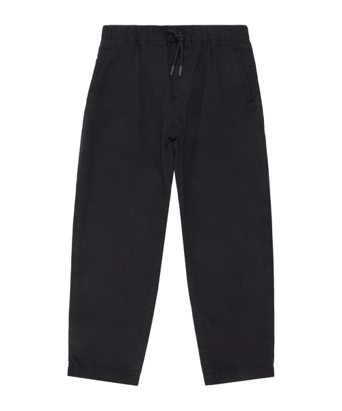 Elastic-waist cotton pants