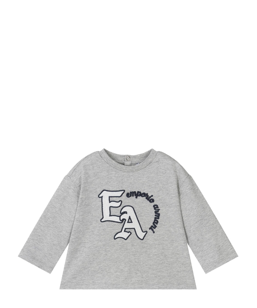 Logo embroidered long-sleeve T-shirt