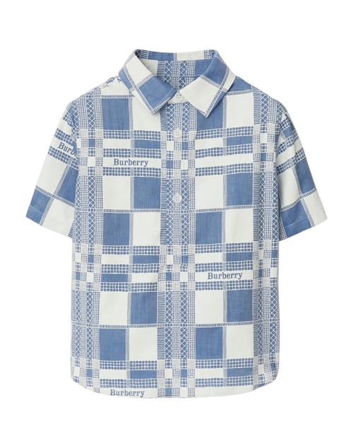 Check pattern shirt