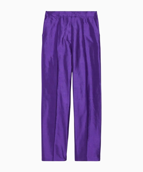 Silk trousers