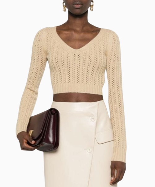 V-neck pullover