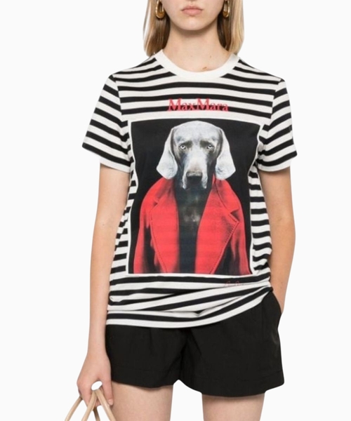 Rosso zolaqlı T-shirt