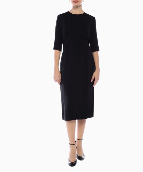 Midi dress in viscose