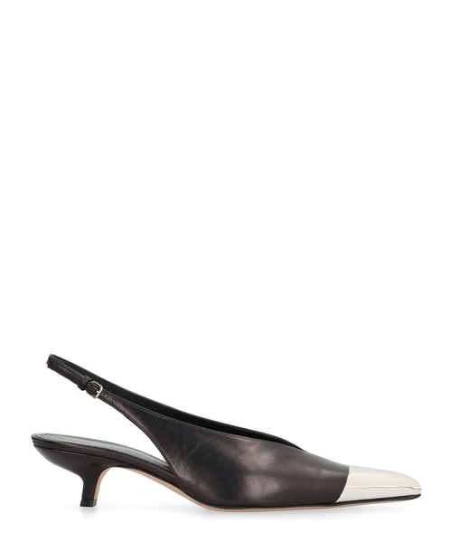 Кожаные туфли-slingback Liuti