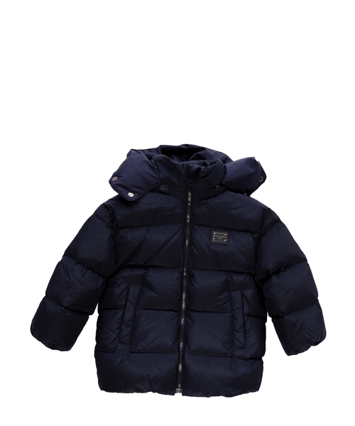 Quilted hooded jacket