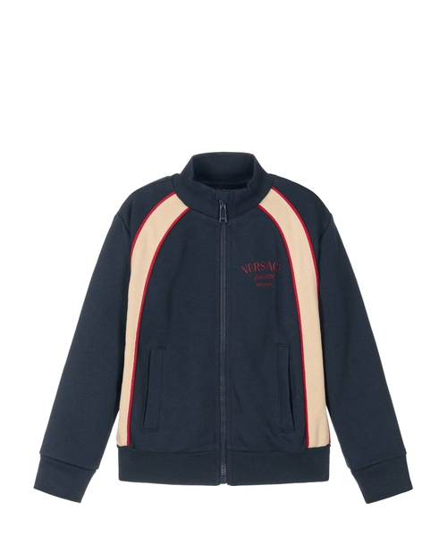 Logo embroidered track jacket