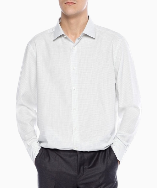 Straight-fit cotton shirt