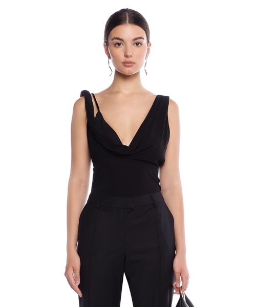 Twisted strap design top