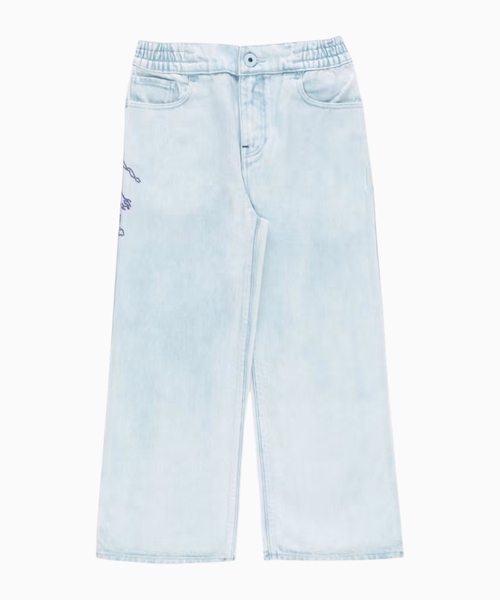 Knight-motif jeans