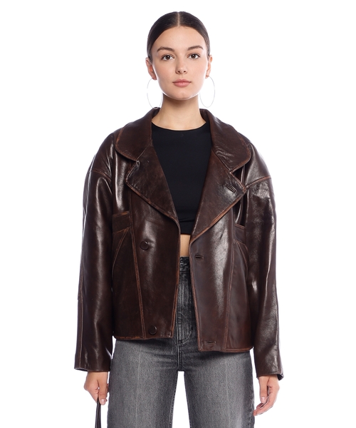 Leather jacket