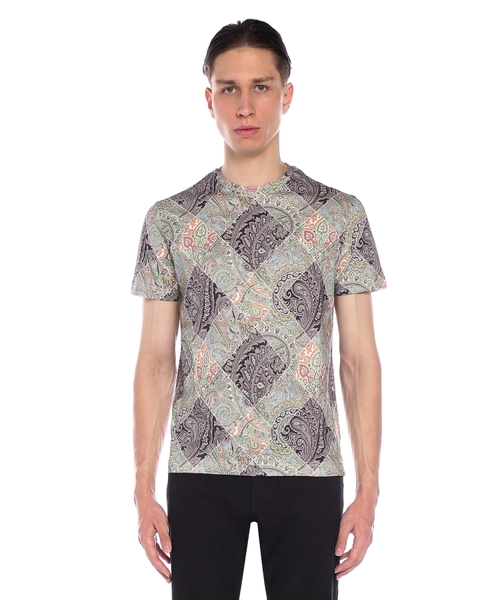 Printli qısaqol T-shirt