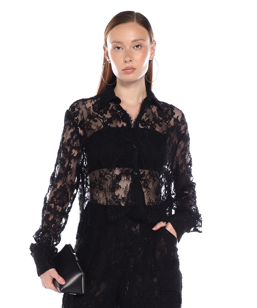 Long sleeve lace design shirt | Emporium Long sleeve lace design shirt | Emporium