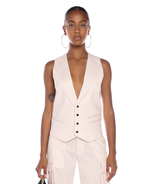 Vest with button fastening | Emporium