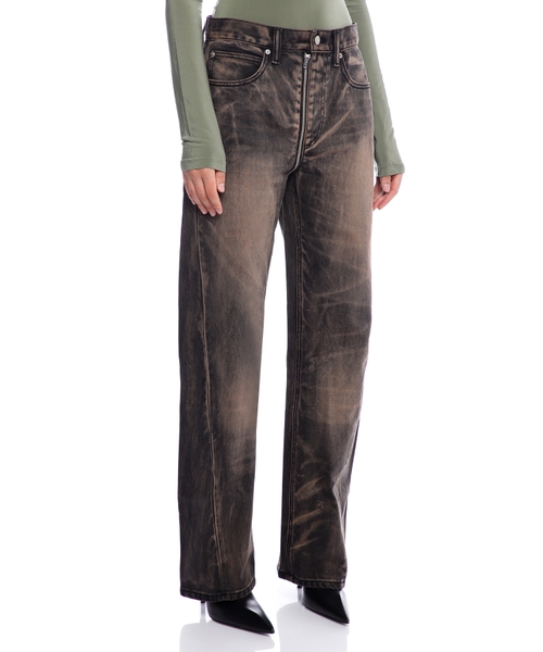 Jeans with zip detail | Emporium