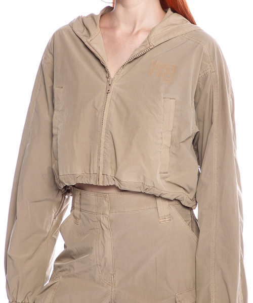 Cropped jacket with logo | Emporium