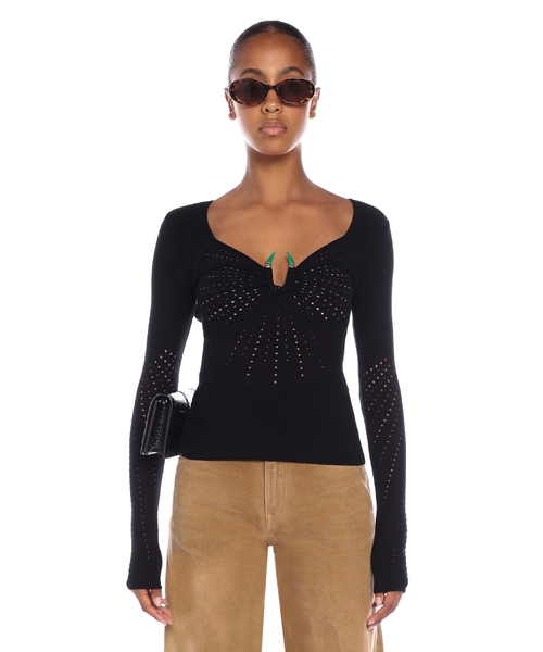 V-neck jumper