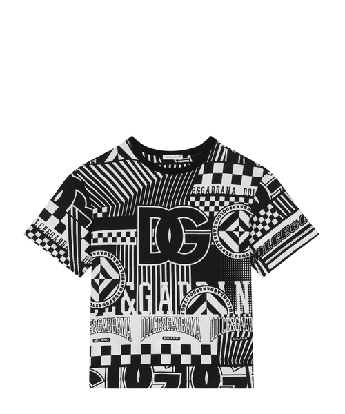 Printed cotton T-shirt
