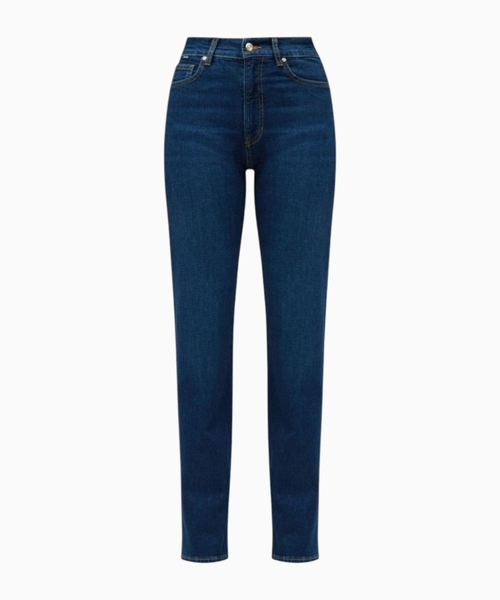 Dar biçimli denim şalvar