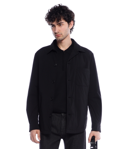 Straight-fit shirt jacket