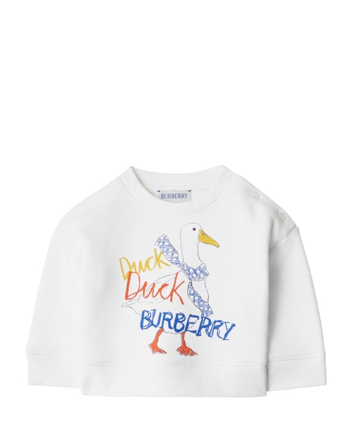 Printed cotton sweatshirt